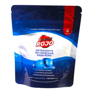 detergente en cápsulas para ropa barón rojo 4 cápsulas