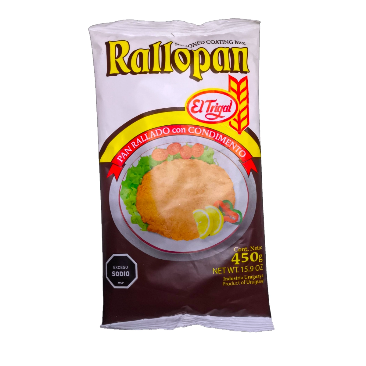 Pan rallado con condimento Rallopan El Trigal de 450 g