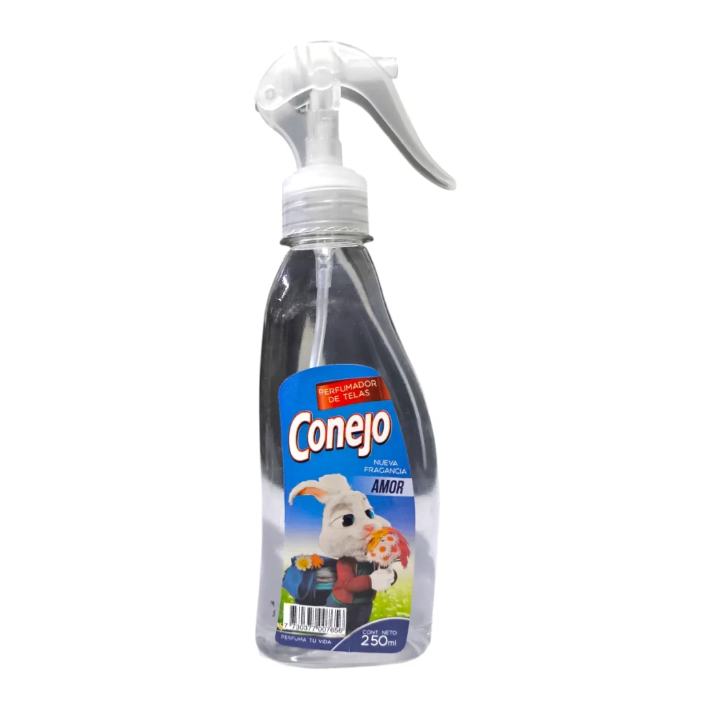 perfumador de telas conejo 250ml amor