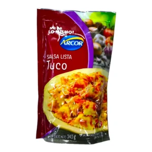 Envase doypack de Salsa Lista ARCOR 340g sabor Tuco para pastas.