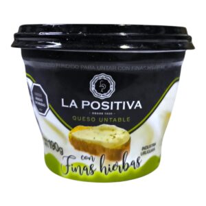 Queso Untable LA POSITIVA 190g Finas Hierbas