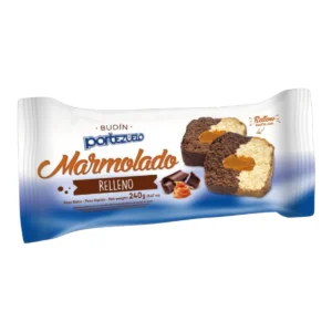 Budín PORTEZUELO Marmolado Relleno con Dulce de Leche