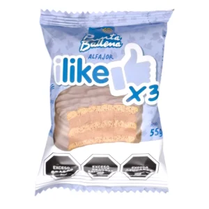 Alfajor PUNTA BALLENA ilike Triple 55g Negro