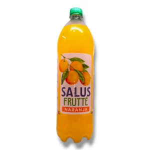 Variedad de Agua SALUS FRUTTE 1.5L Sin Gas: sabores Naranja, Manzana y Manzana Uva. Agua mineral con jugo de fruta real en Salto.