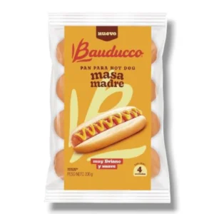 Pan de Viena Bauducco 4 unidades 200g para hot dog