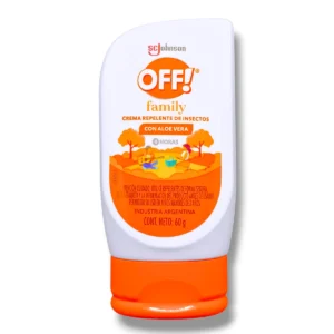 repelente en crema OFF Family 60g con aloe vera