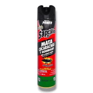 Insecticida SAPOLIO 360mL Mata Cucarachas y Hormigas. Bajo Olor
