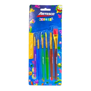 Pinceles ARTESCO 6u. Mango Plastico