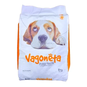 Alimento VAGONETA 8Kg para perros adultos. Nutrición balanceada con 21% de proteínas disponible en Superpráctico Salto.