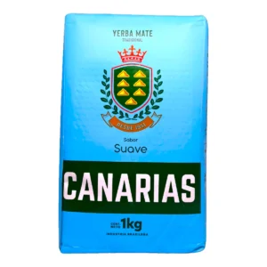 Yerba CANARIAS 1Kg Suave de industria brasileña disponible en Súper Práctico Salto.