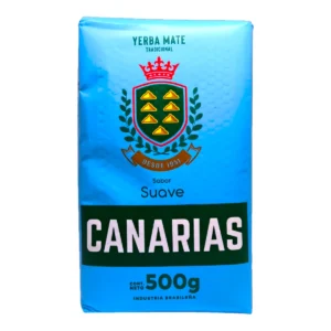 Yerba CANARIAS 500g Suave de industria brasileña disponible para compra online en Salto.