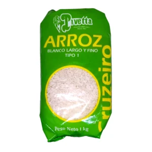 Paquete de 1 kg de Arroz CRUZEIRO Blanco Largo y Fino Tipo 1.