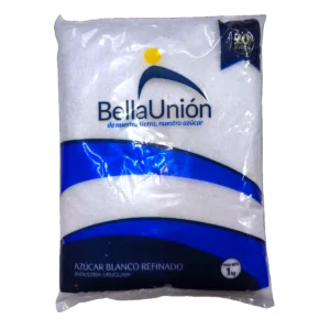 Paquete de 1 kg de azúcar blanco refinado Bella Unión