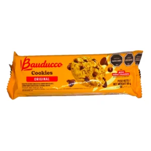 Paquete de Cookies BAUDUCCO 60g Original con gotas sabor chocolate. Snack individual ideal para cualquier momento del día.