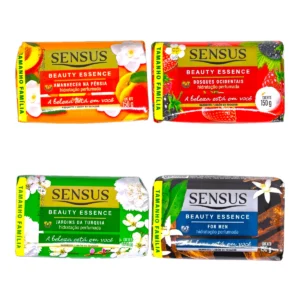 Pastillas de 150g de Jabón Tocador SENSUS en sus variedades Amanecer en Persia, Bosque Occidental, Jardines de Turquía y For Men.