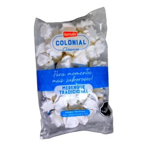 Paquete de 100g de Merengue COLONIAL Tradicional, ideal para decorar y acompañar tus postres favoritos.