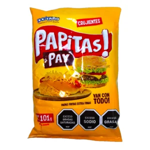 Paquete de Papitas! Pay PORTEZUELO 101g Extra Finas, papas fritas hilo super crocantes.
