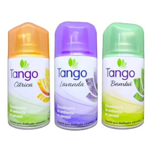 Envases de Repuesto TANGO 250Cc para dosificador automático en sus variedades Cítrica, Lavanda y Bambú.