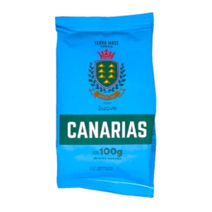 Paquete verde claro de Yerba CANARIAS 100g Suave.
