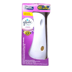 Glade Automático Lavanda & Vainilla, incluye aparato, repuesto de 177 g y 2 pilas AA