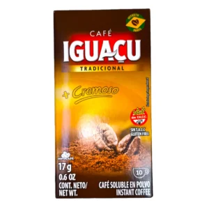 Café Iguacu Tradicional soluble en polvo, 17 g, sin T.A.C.C. y libre de gluten