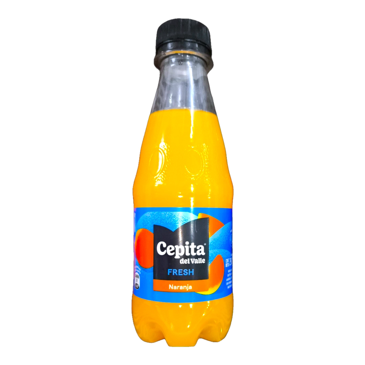 Envase individual de Cepita Fresh 250mL sabor Naranja.