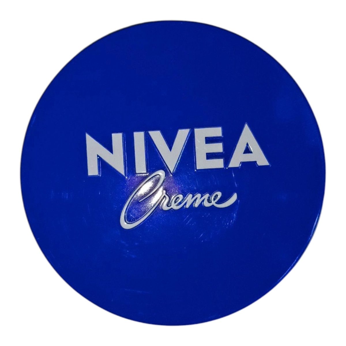 Lata azul de Crema NIVEA 60mL, ideal para la hidratación profunda de la piel.