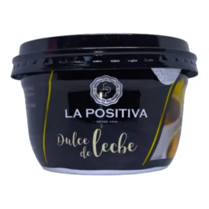 Pote de Dulce de Leche LA POSITIVA de 250g cremosa textura untable.