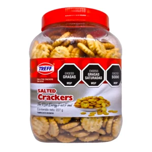 Paquete de Galletas Mini Crackers TREFF Saladas sabor Original de 227g.
