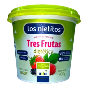 Mermelada Diet Los Nietitos 400g 3 frutas sin azúcar para desayunos en Salto Uruguay