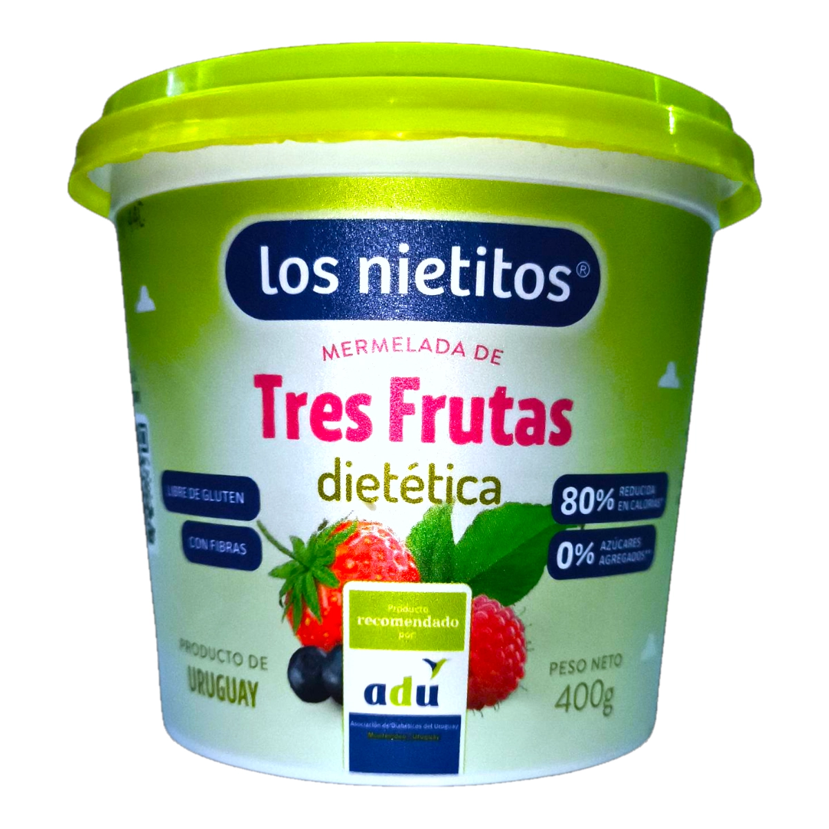 Mermelada Diet Los Nietitos 400g 3 frutas sin azúcar para desayunos en Salto Uruguay