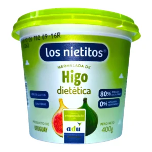 Mermelada Diet Los Nietitos 400g Higo sin azúcar gourmet en Salto Uruguay