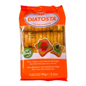 Paquete de Mini Tostadas DIATOSTA 90g Clasicas.