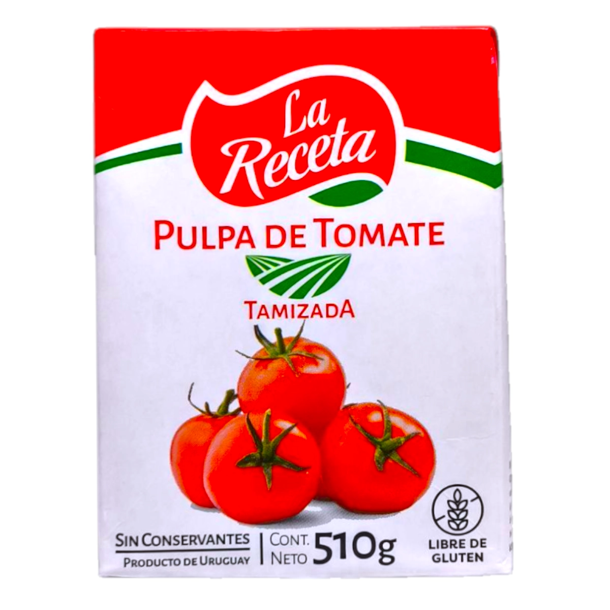 Envase de Pulpa Tomate LA RECETA 510g Tamizada.