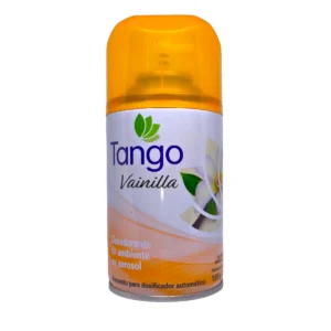 Lata de Repuesto TANGO 250Cc fragancia Vainilla para aromatizador automático.