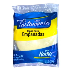 Paquete de tapas para empanadas hojaldradas para horno Pastamanía, 12 unidades, 300 g