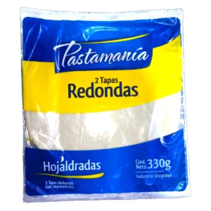 Paquete de 2 tapas redondas hojaldradas Pastamanía de 330 g