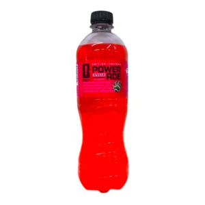 Botella de Bebida Isotónica POWERADE 600mL sabor Citrus Kick con tapa deportiva.
