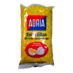 Paquete de Fideos al Huevo ADRIA 500g formato Estrellitas.