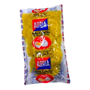 Paquete de Fideos al Huevo ADRIA 500g formato Nido Cabello.