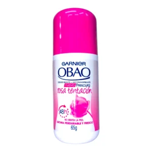 Desodorante y antitranspirante GARNIER OBAO Roll On 65g Rosa Tentación.
