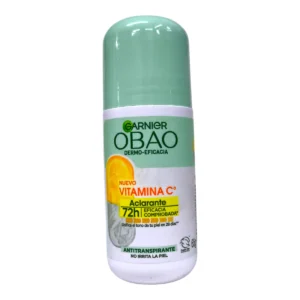 Desodorante y antitranspirante GARNIER OBAO Roll On 65g con Vitamina C.