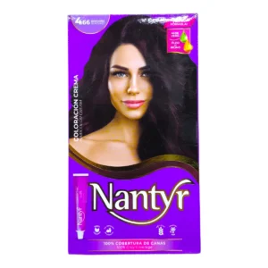Caja de Kit Coloración NANTYR tono 4.66 Castaño Medio Rojo Intenso.