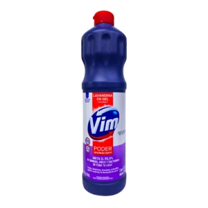 Botella de Lavandina en Gel Vim 700ml con fragancia a Lavanda.