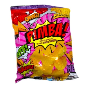 Paquete de Snack PIMBA de 43g sabor Jamón Serrano.