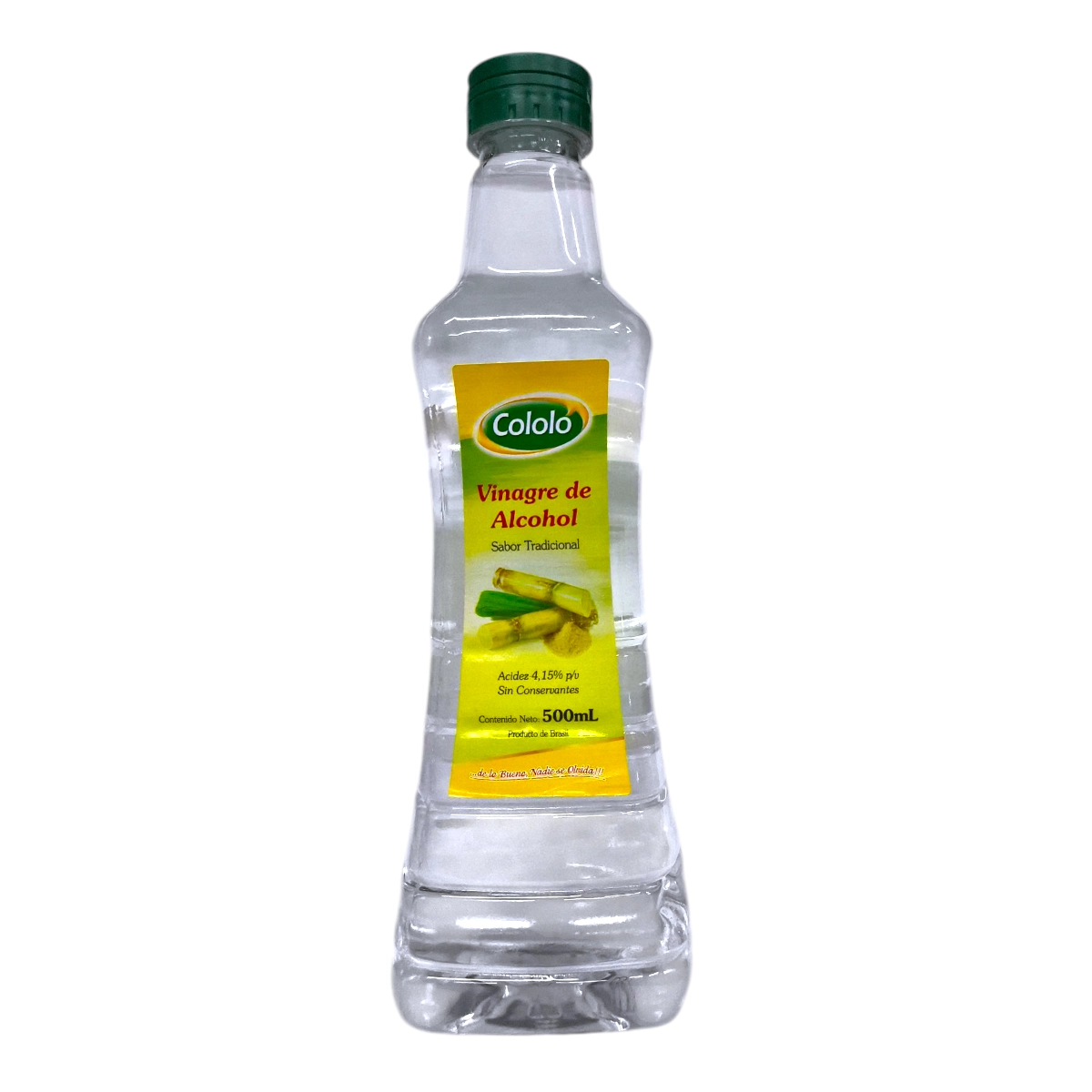 Botella de Vinagre De Alcohol Cololo 500ml para cocina y aderezos.